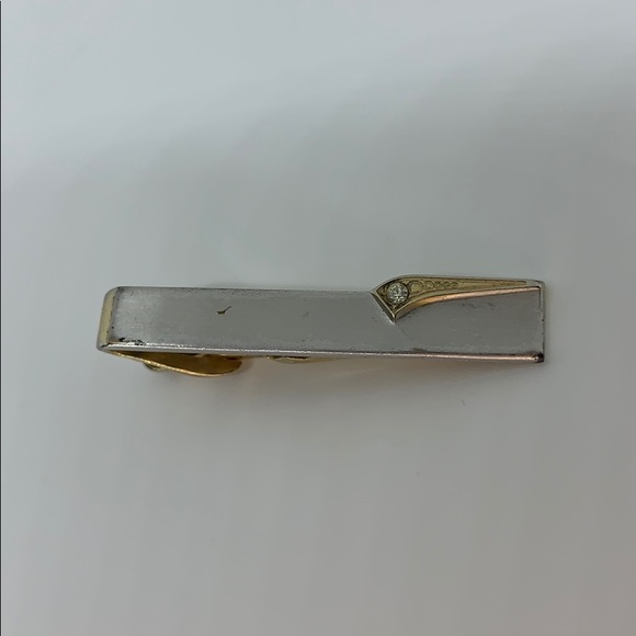 Vintage Swank Tie Clip with Jewel - Picture 4 of 5